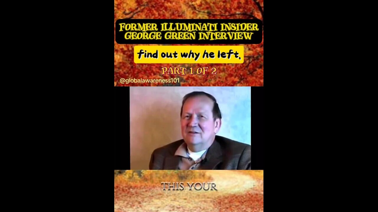 Former Illuminati Insider George Green Interview part 1 of 2.