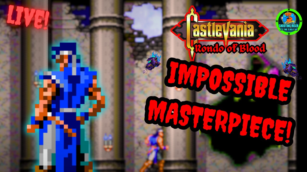 THE HARDEST HALLOWEEN GAME EVER! - Castlevania Rondo of Blood Live Redux #castlevaniagames