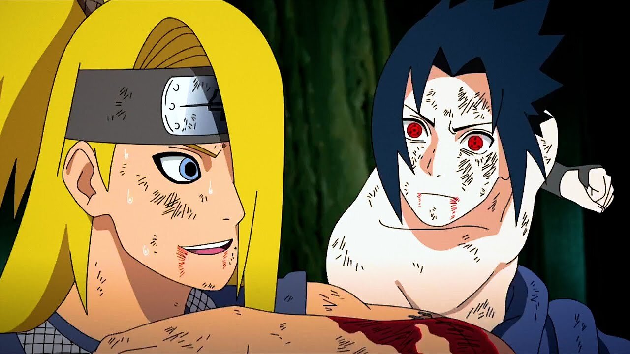 Sasuke Vs Deidara - Naruto
