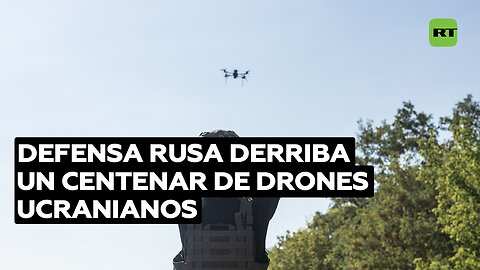 La defensa rusa derriba un centenar de drones ucranianos en un ataque contra varias provincias