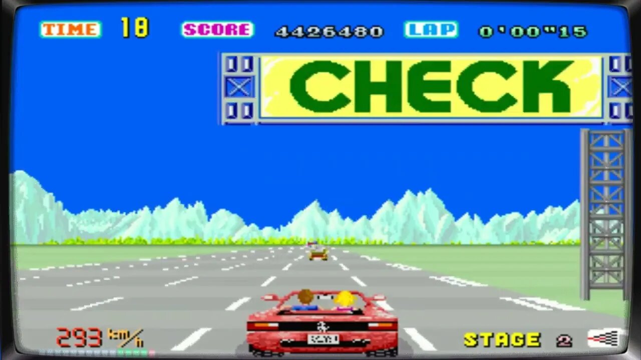 Outrun Arcade longplay. Goal D. Passing Breeze.