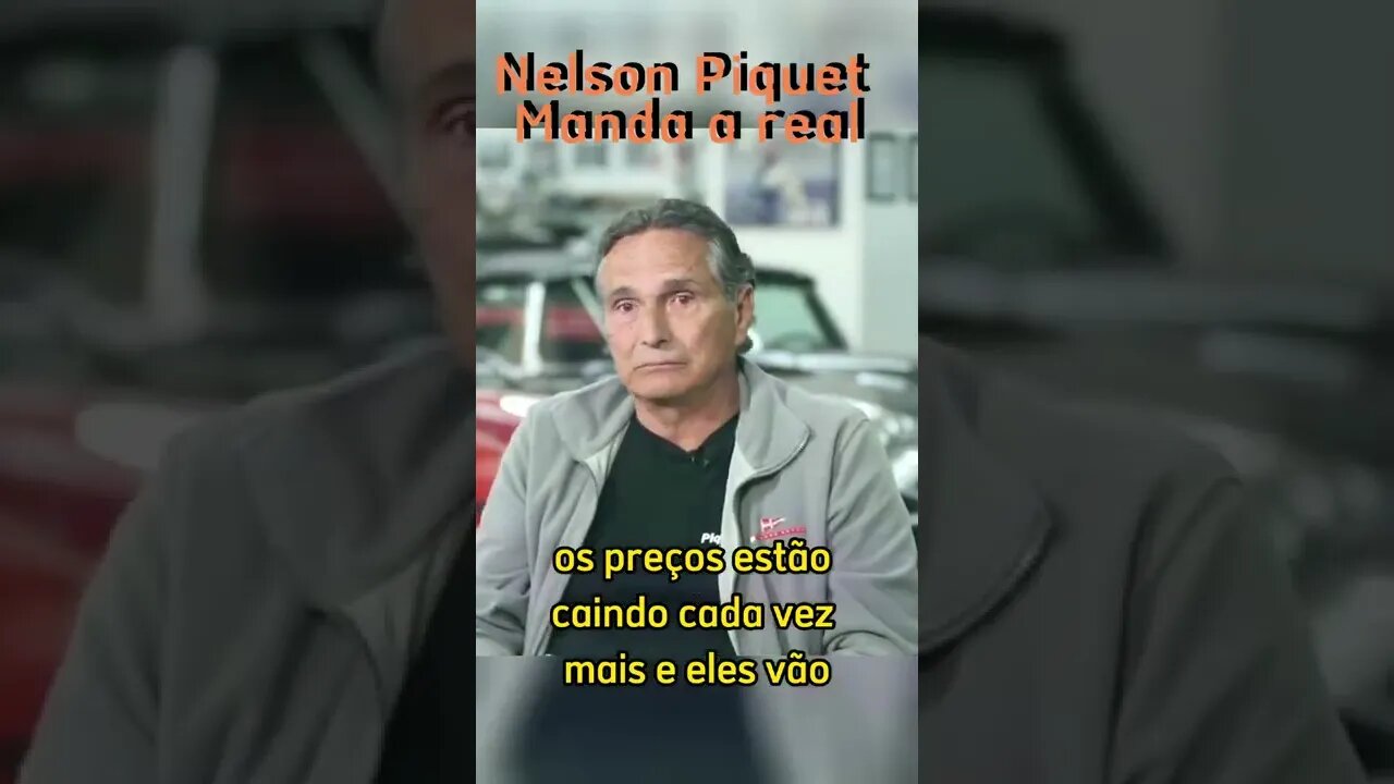 Nelson Piquet manda a real