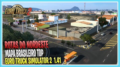 MAPA ROTAS DO NORDESTE 1.41 EURO TRUCK SIMULATOR 2