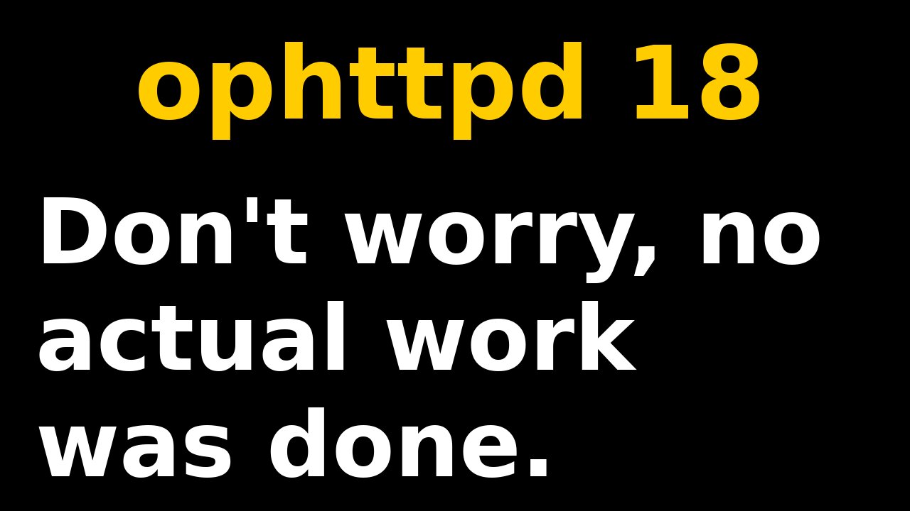 Behind the scenes of SIQA 8.2 | ophttpd 18