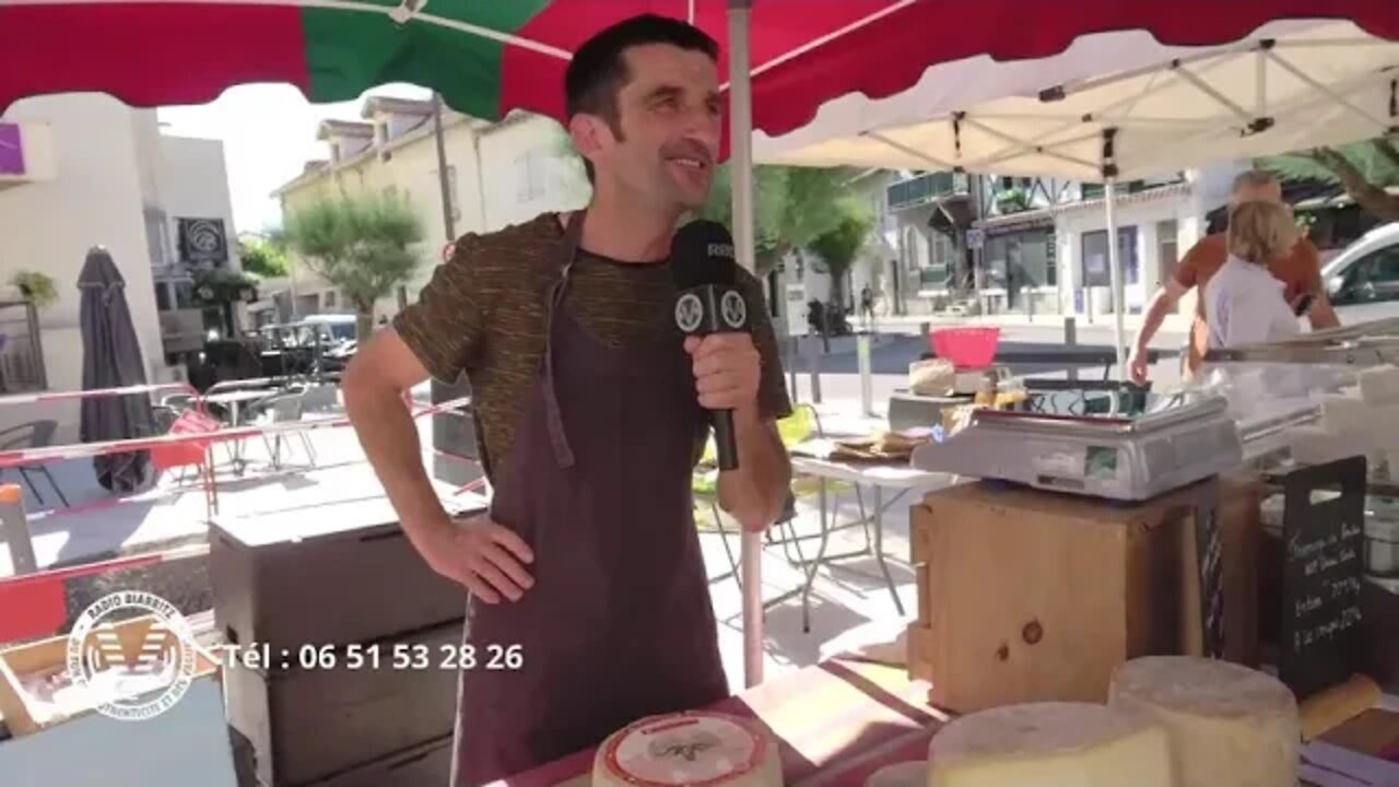 Patrick Sallaberry - paysan et Co-Pdt IDOKI /APFPB - Marché de Saint-Charles Biarritz [en direct 🔴]