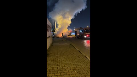 İstanbul car in fire