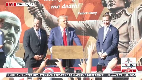 THOUSANDS WAIT OUTSIDE TRUMP'S TOWN HALL IN DULUTH, GA! 🙌🇺🇸 TRUMP ADDRESSES HIS SUPPORTERS