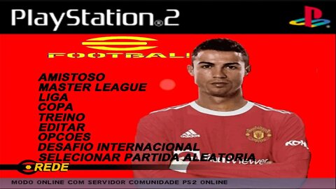 PES 2021 PS2 GRÁTIS SUPER ATUALIZADO MODO ONLINE EDITOR BY VILIMAR