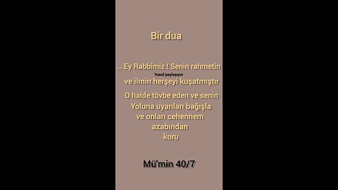 bir dua