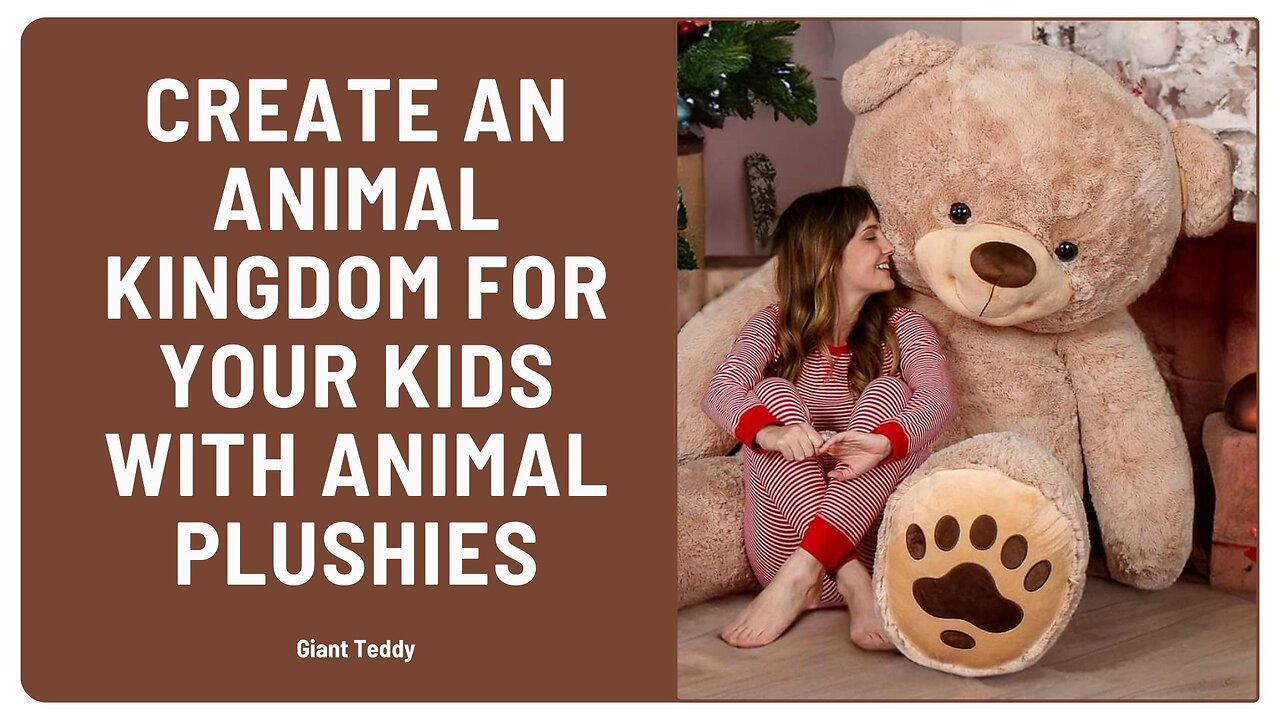 Create an Animal Kingdom for Your Kids with Animal Plushies