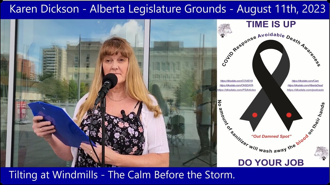 Karen Dickson - Alberta Legislature Grounds - August 11th, 2023