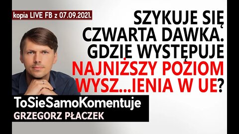 Szykuje się trzecia i czwarta dawka. 🆘 NAJNIŻSZA liczba zakażeń na Covid-19 występuje w... 🆘