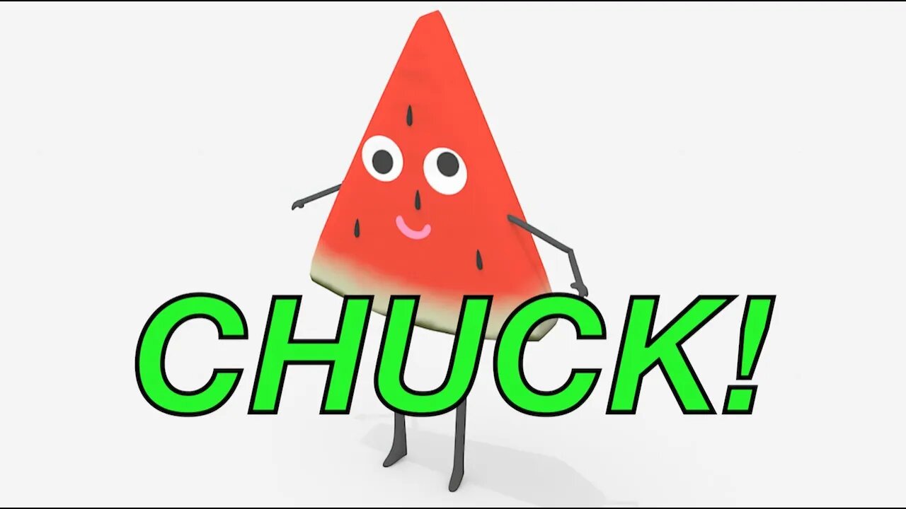 Happy Birthday CHUCK! - WATERMELON Birthday Song