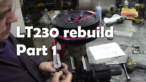 LT230 rebuild Part 1 Assembling the differential