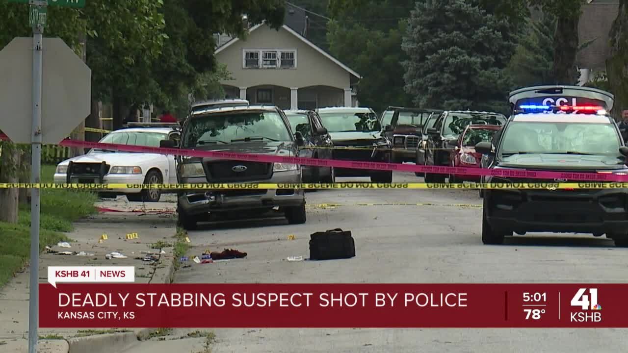 KCK police shoot suspect while responding to deadly stabbing in Argentine neighborhood