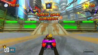 Parking Lot Limit Battle Gameplay - Crash Team Racing Nitro Fueled