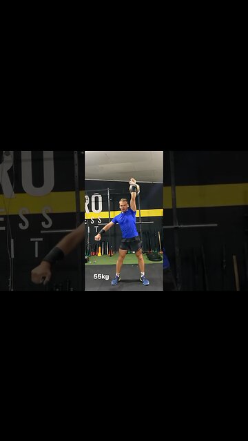 55 KG Kettlebell Snatch 😳