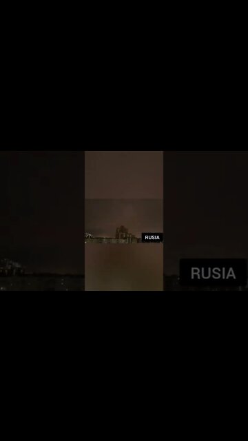 Noche de Terror en Rusia parecía una batalla en el cielo