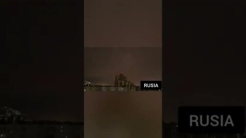 Noche de Terror en Rusia parecía una batalla en el cielo