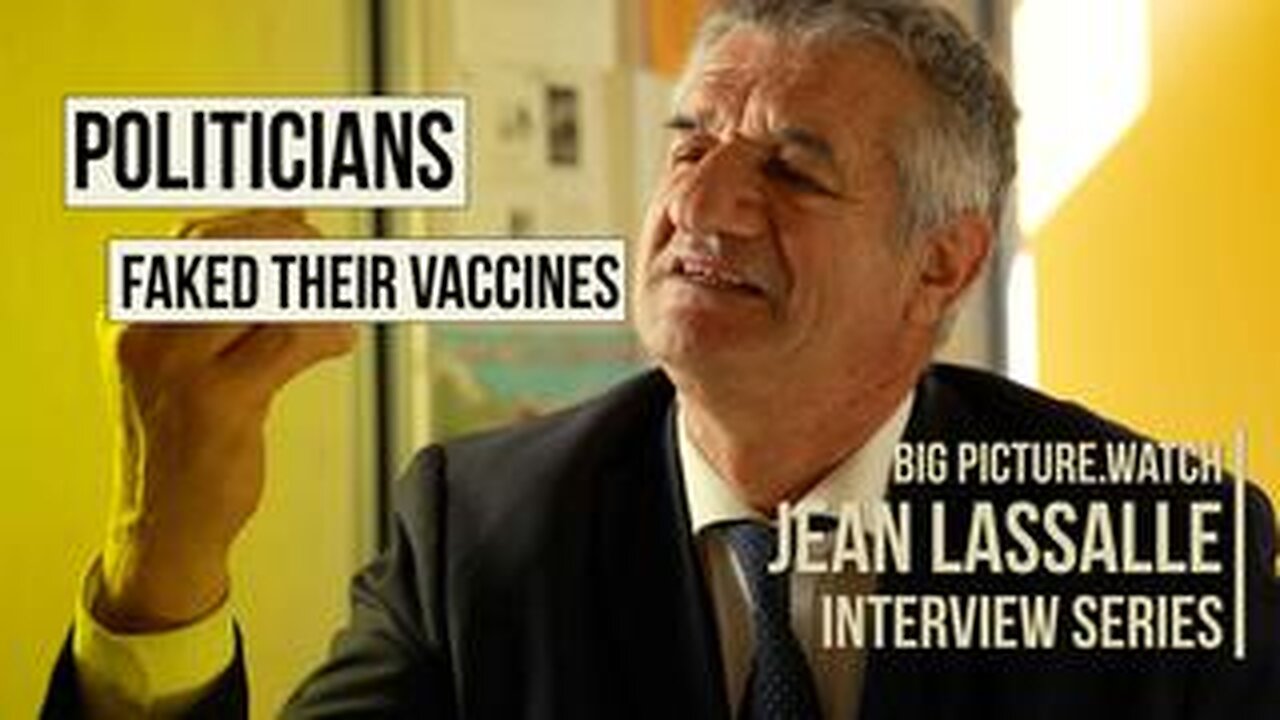 30% of the French Senate FAKED THEIR VACCINES - Jean Lassalle