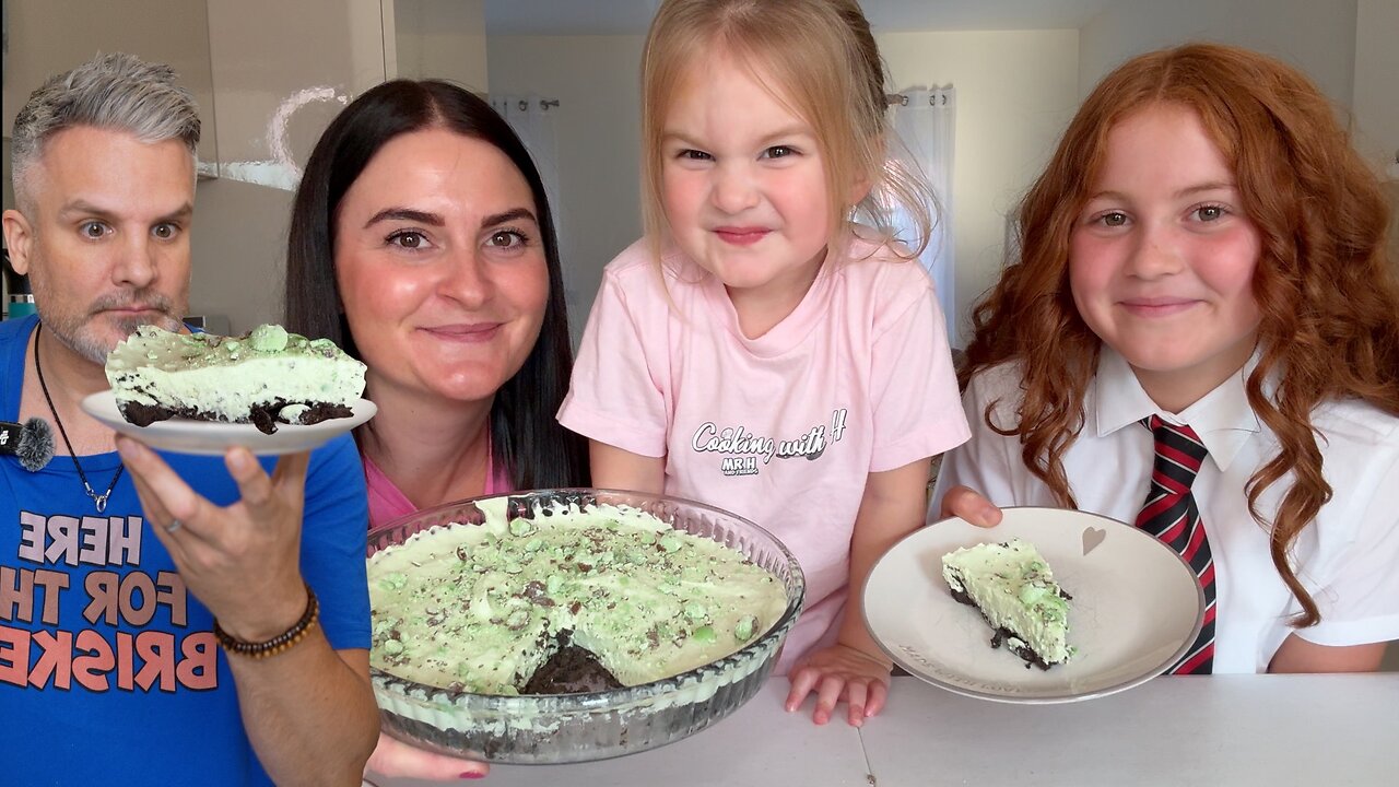 Brits Make [GRASSHOPPER PIE] for the first time! (What's Grasshopper Pie)? #grasshopper