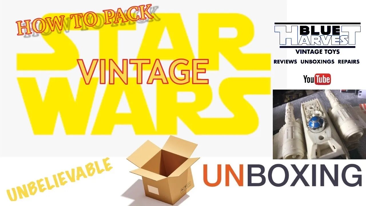 UNBELIEVABLE VINTAGE STAR WARS PACKAGING