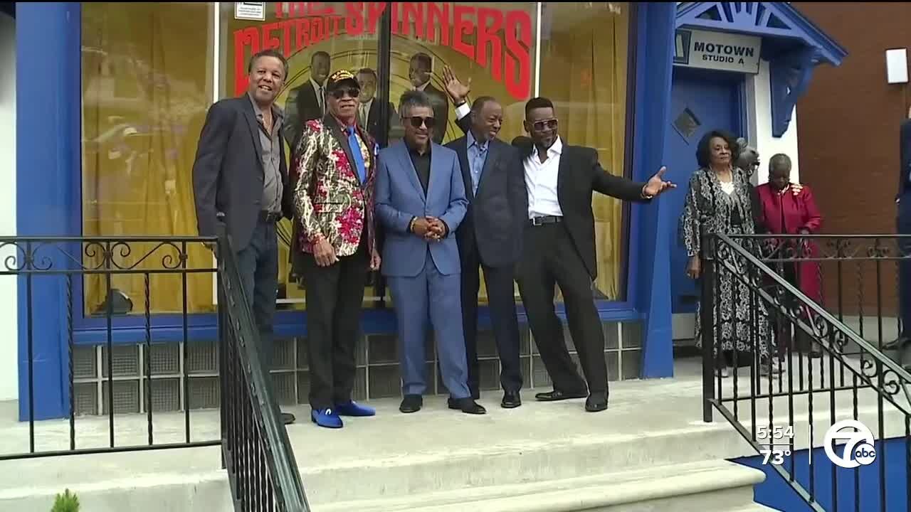 Famed R&B group The Spinners donate performance outfits to Motown Museum