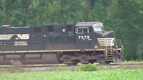 CSX B773 Tanker Train with NS Power from Bascom, Ohio July 26, 2022