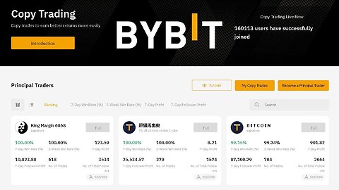 Bybit Borsası COPY TRADE ile PASİF GELİR Kazanmak