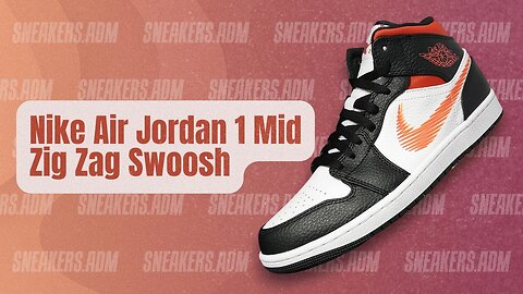 Nike Air Jordan 1 Mid Zig Zag Swoosh - DN4929-100 - @SneakersADM