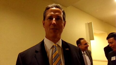 Walking Interview Rick Santorum 5 12 15