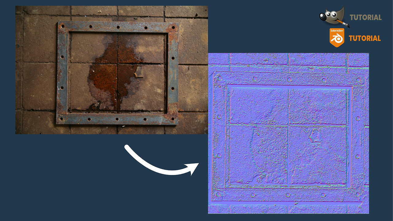 How to make a normal map from an image for free