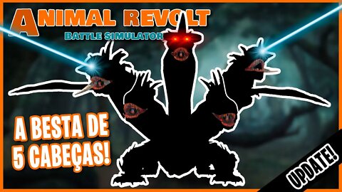 A besta de 5 cabeças! Hydra no novo update de Animal Revolt Battle Simulator- ARBS