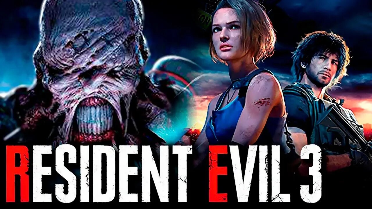 Resident Evil 3 Remake Demo Gameplay- 🔴 ao vivo - Jill sendo comida