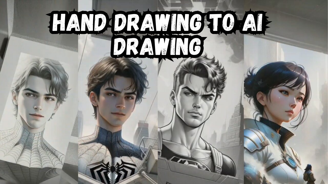 Hand drawing to Ai drawing