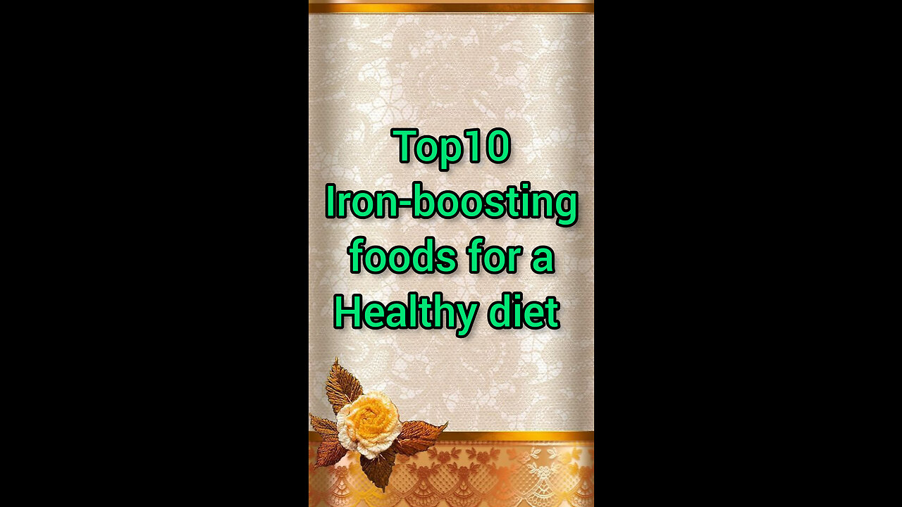 Top10 iron-boosting foods for a healthy diet