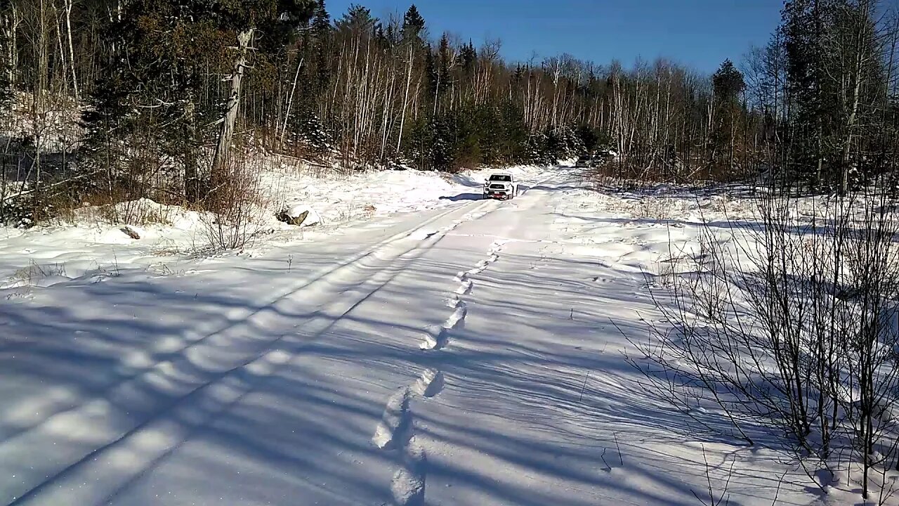 Logging road winter fun with North Bay Tacomaworld crew