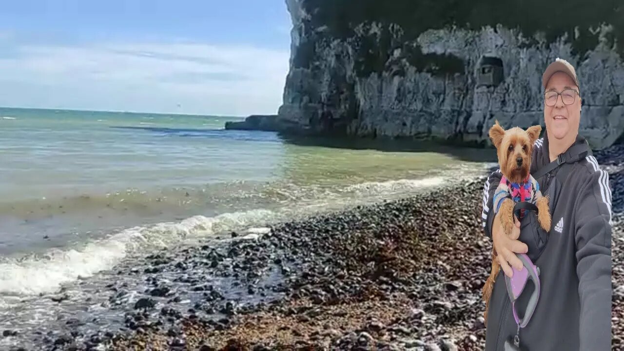 Beautiful Hidden beach At St Margaret's Beach Dover UK England