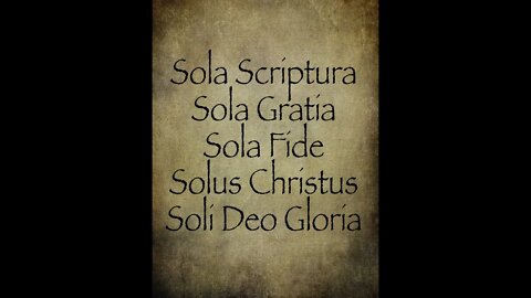 Soli Deo Gloria