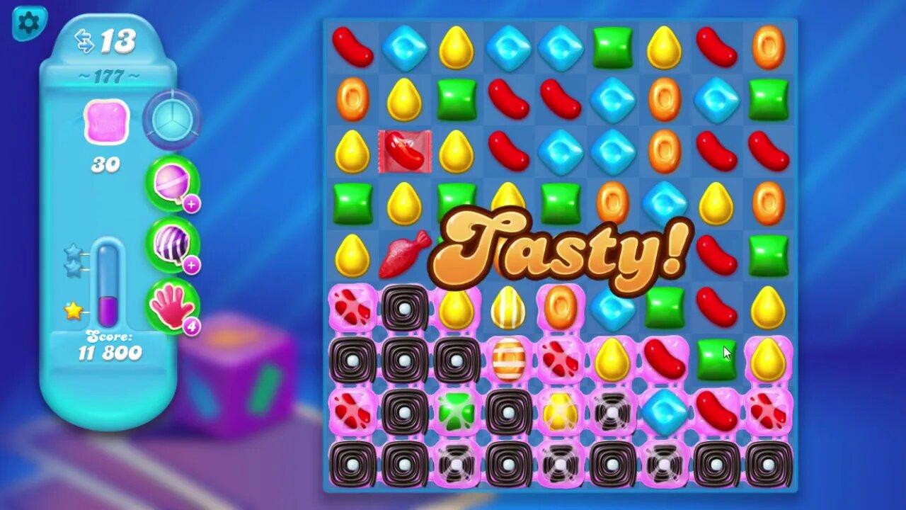 Candy Crush Soda Saga Level 177