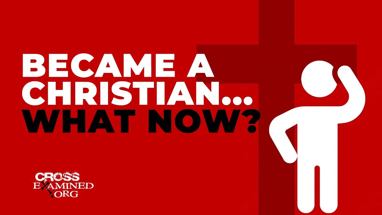 I just became a Christian... What now?