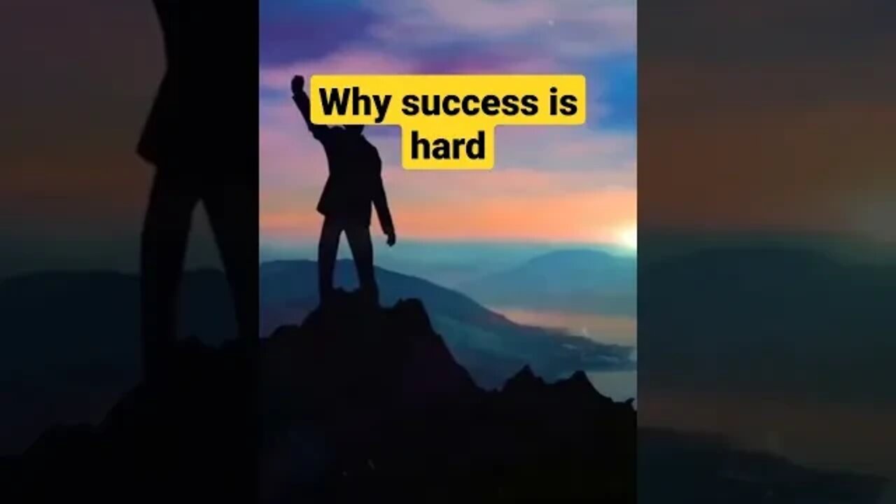 why success is hard? #shorts #success #successmindset