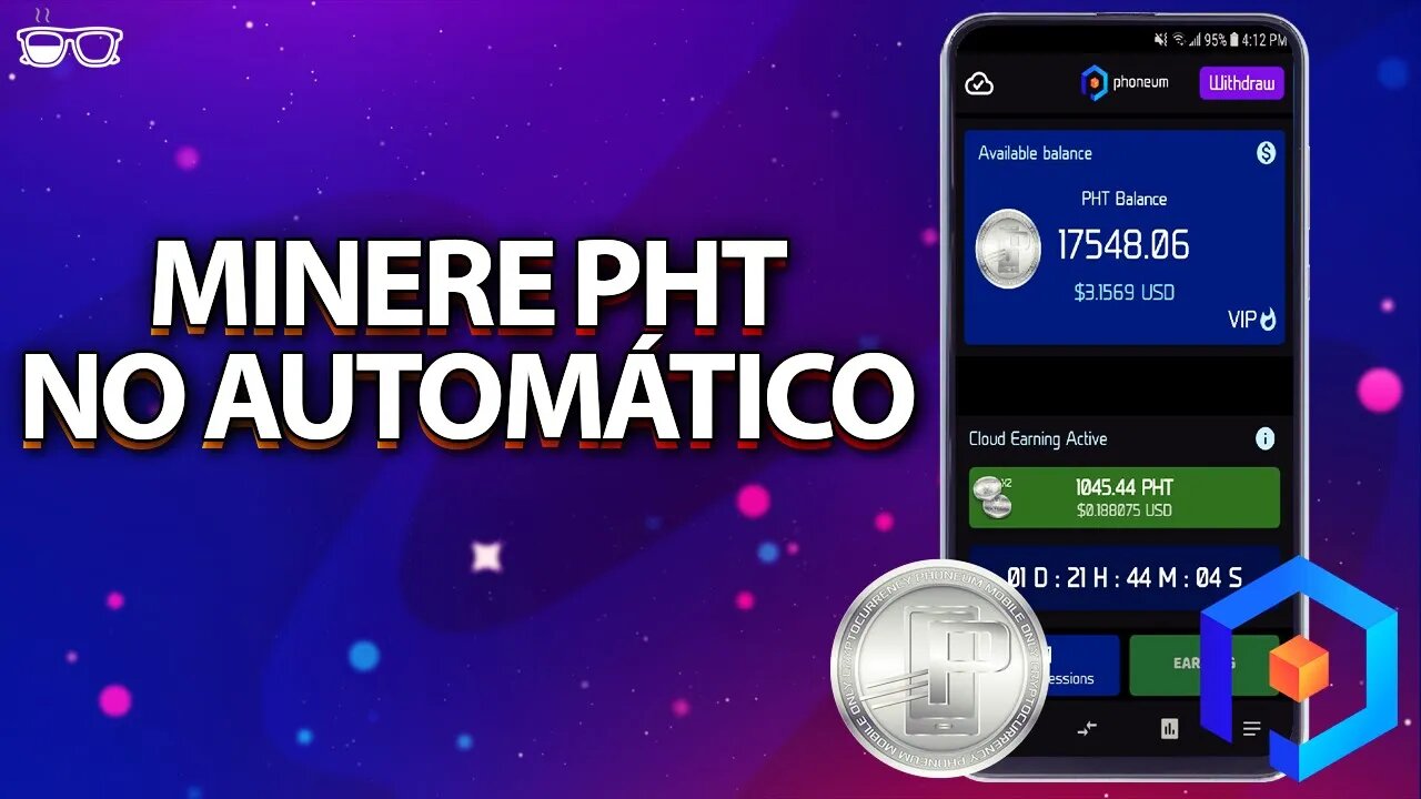 PHONEUM - MINERE AUTOMATICAMENTE A MOEDA PHT QUE VALORIZOU MAIS DE 400%