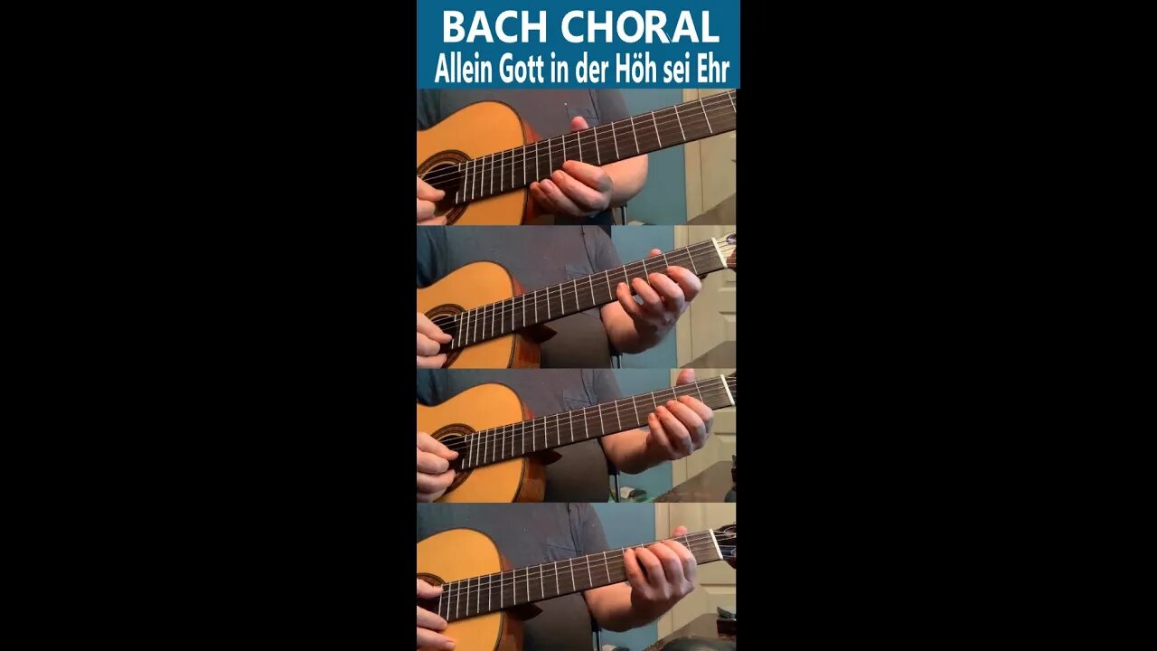 Bach Chorale Allein Gott in der Höh sei Ehr Performed By Gene Petty #Shorts