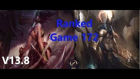 Ranked Game 172 Akali Vs Pantheon Mid League Of Legends V13.8