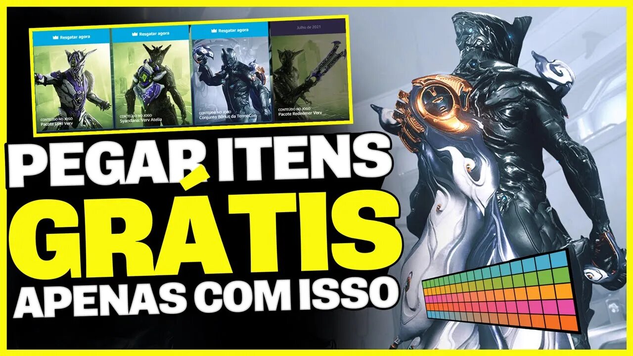 COMO PEGAR VARIOS ITENS GRÁTIS NO TWITCH DE FORMA SIMPLES PASSO A PASSO - Warframe - Noob a Pro #22