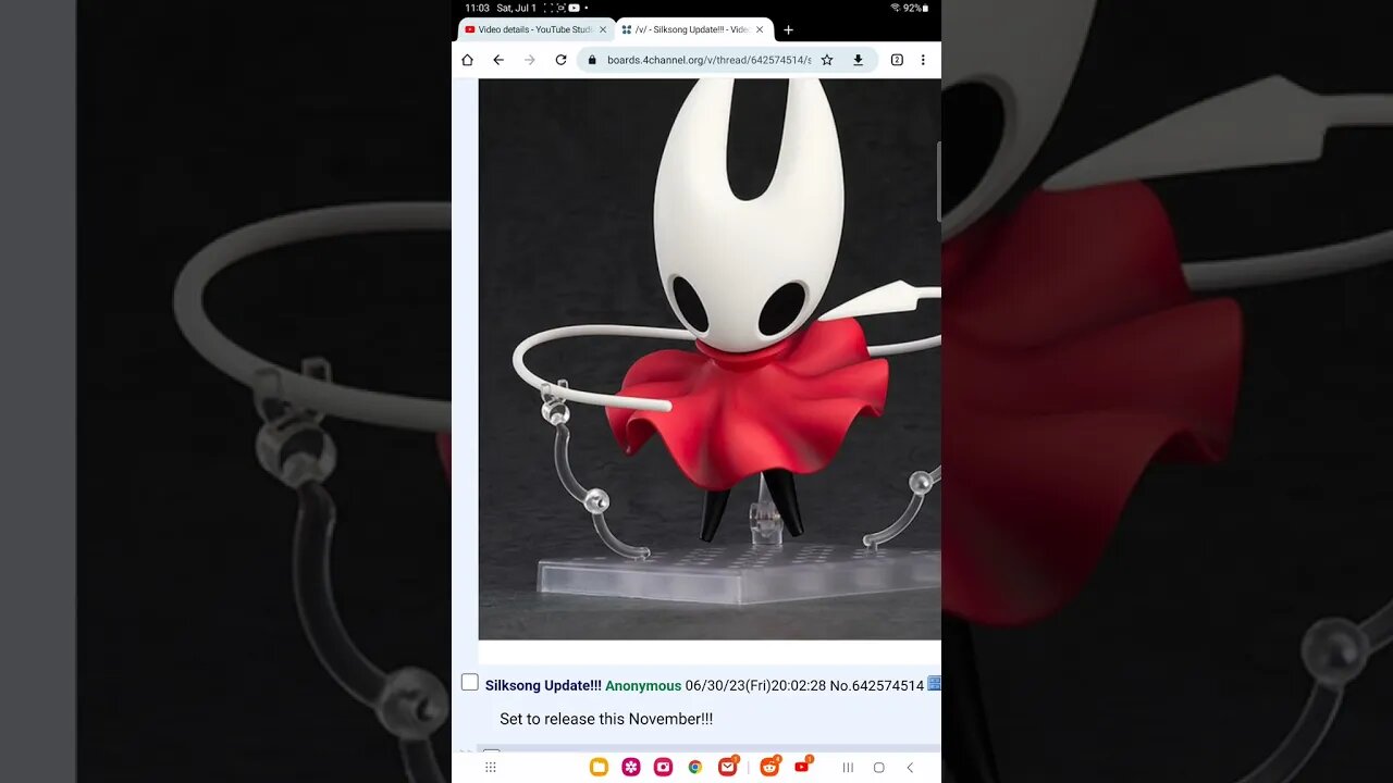 hollow knight silksong figures release game date leaked