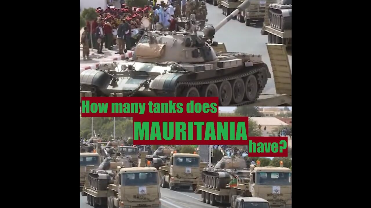 How many tanks does MAURITANIA have?