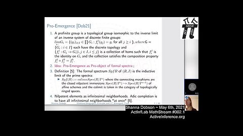 ActInf MathStream #002.1 ~ Shanna Dobson