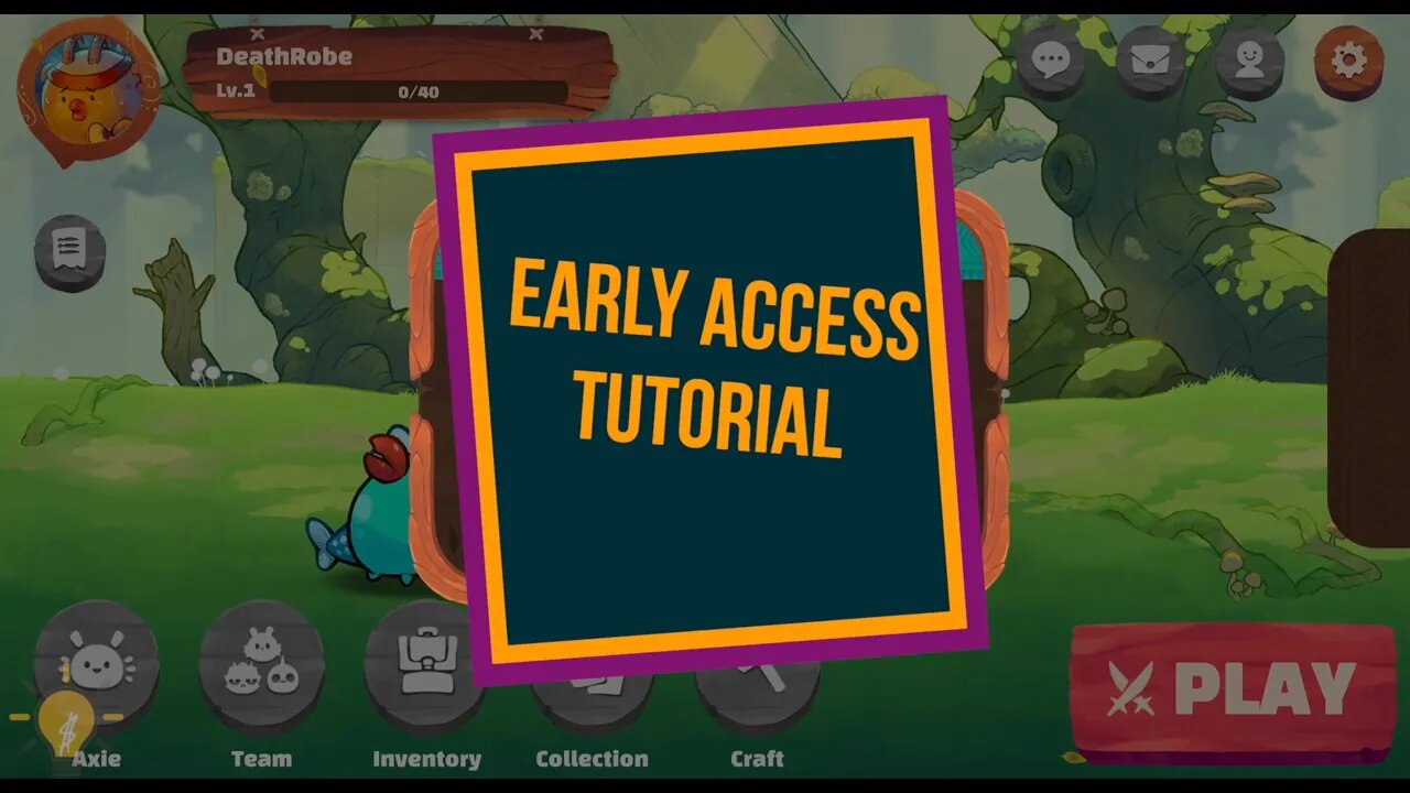 Axie Orgins Early Access Tutorial Walk Through - mobile users next